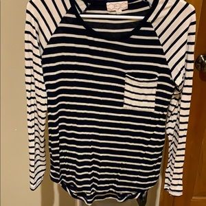 Striped long sleeve shirt